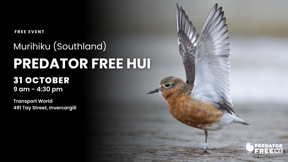 Murihiku Predator Free Hui hero image